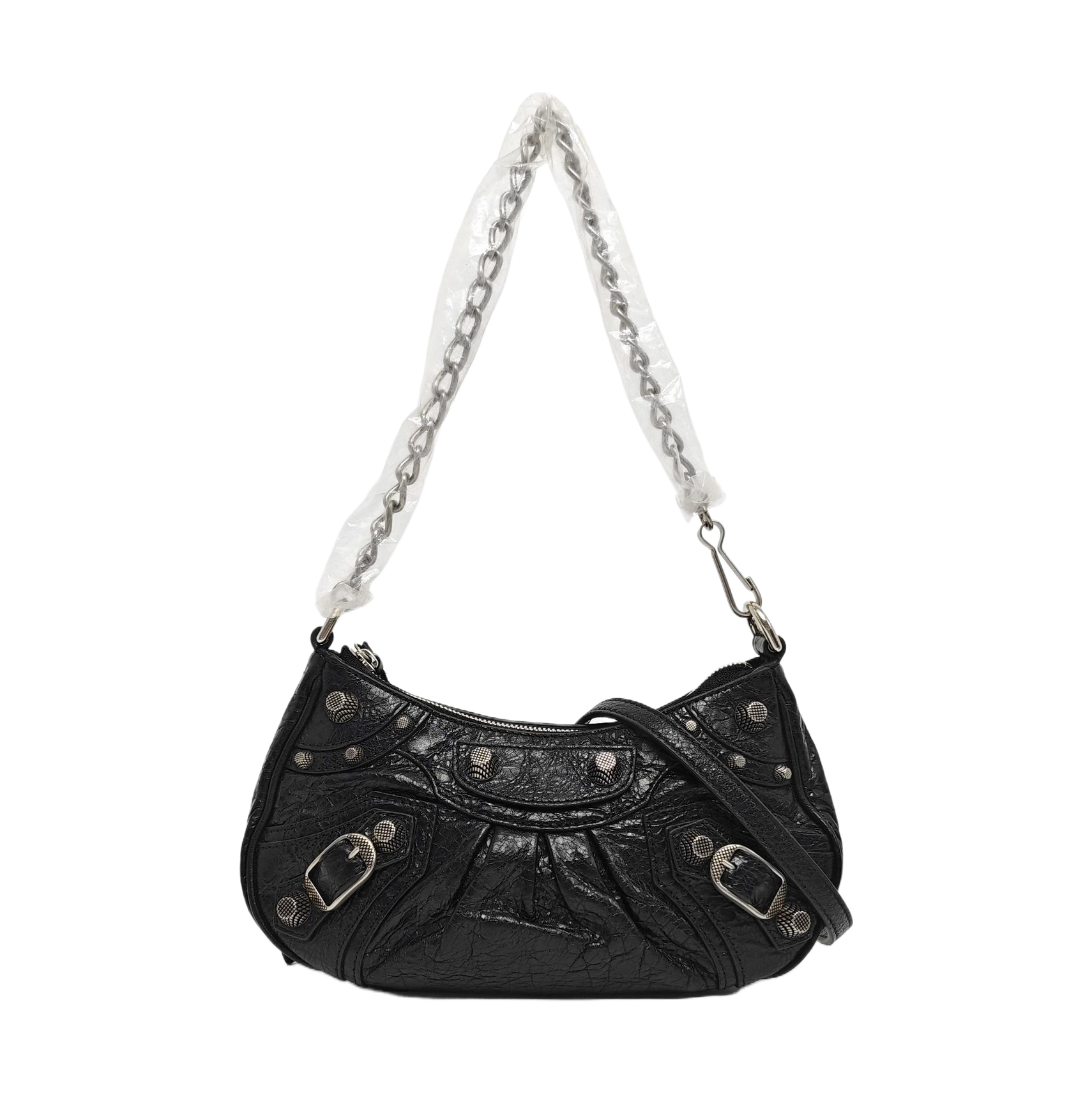 Le Cagole Mini Lambskin Black