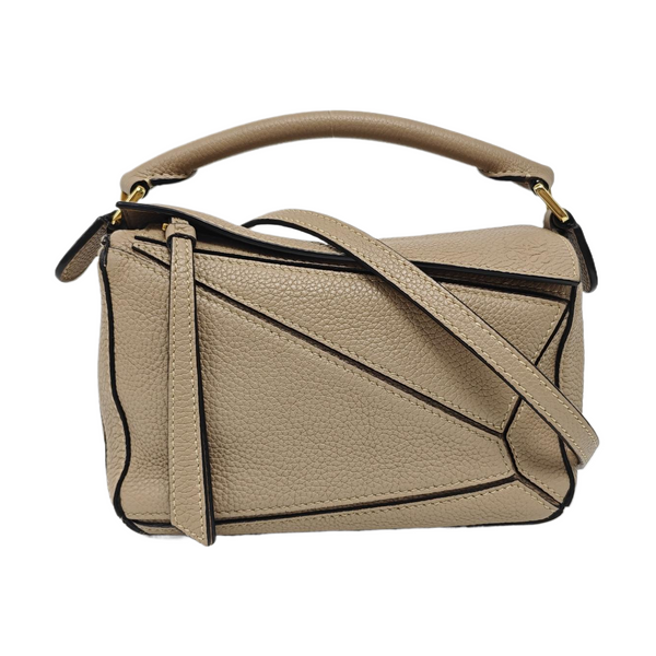 Puzzle Mini Calfskin Gray