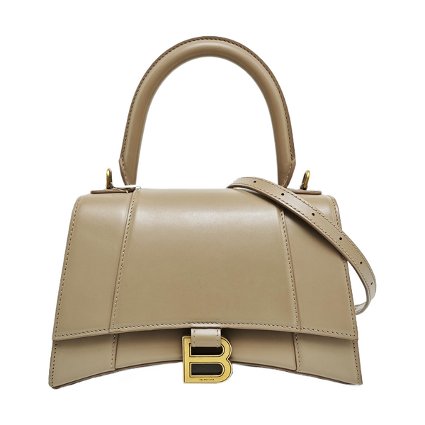 Hourglass S Calfskin Beige