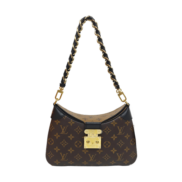 TWINNY Monogram Coated Canvas Brown