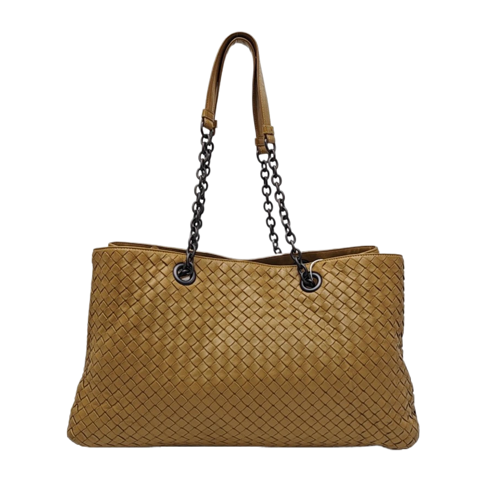 Lambskin Tote Bag Brown
