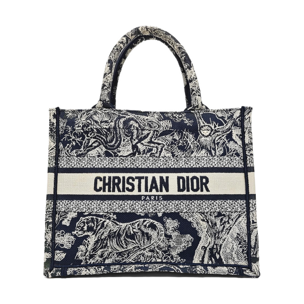 Book Tote Small Canvas Blue