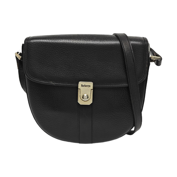 Calfskin Shoulder Bag Black