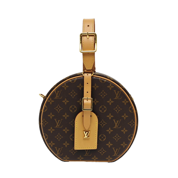 BOITE CHAPEAU PM Monogram Coated Canvas Brown