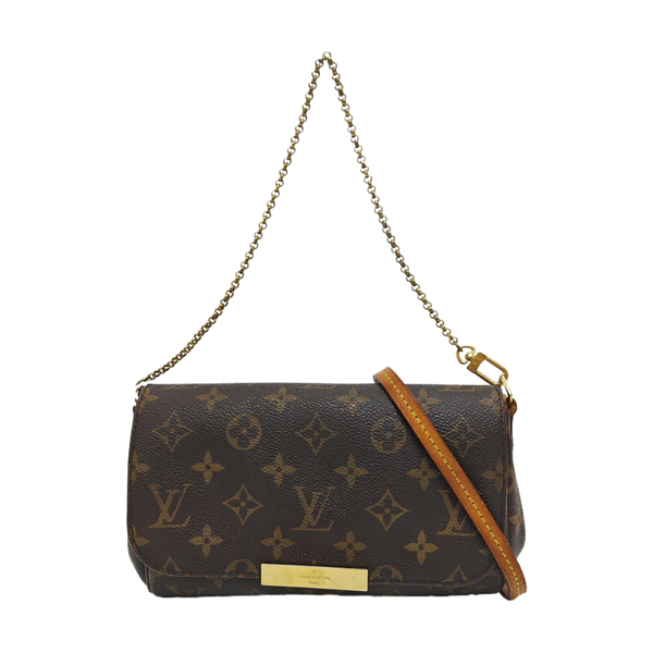 FAVORITE PM Monogram Coated Canvas Brown