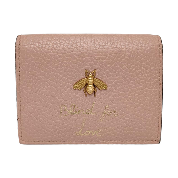 Animalier Calfskin Pink Wallet