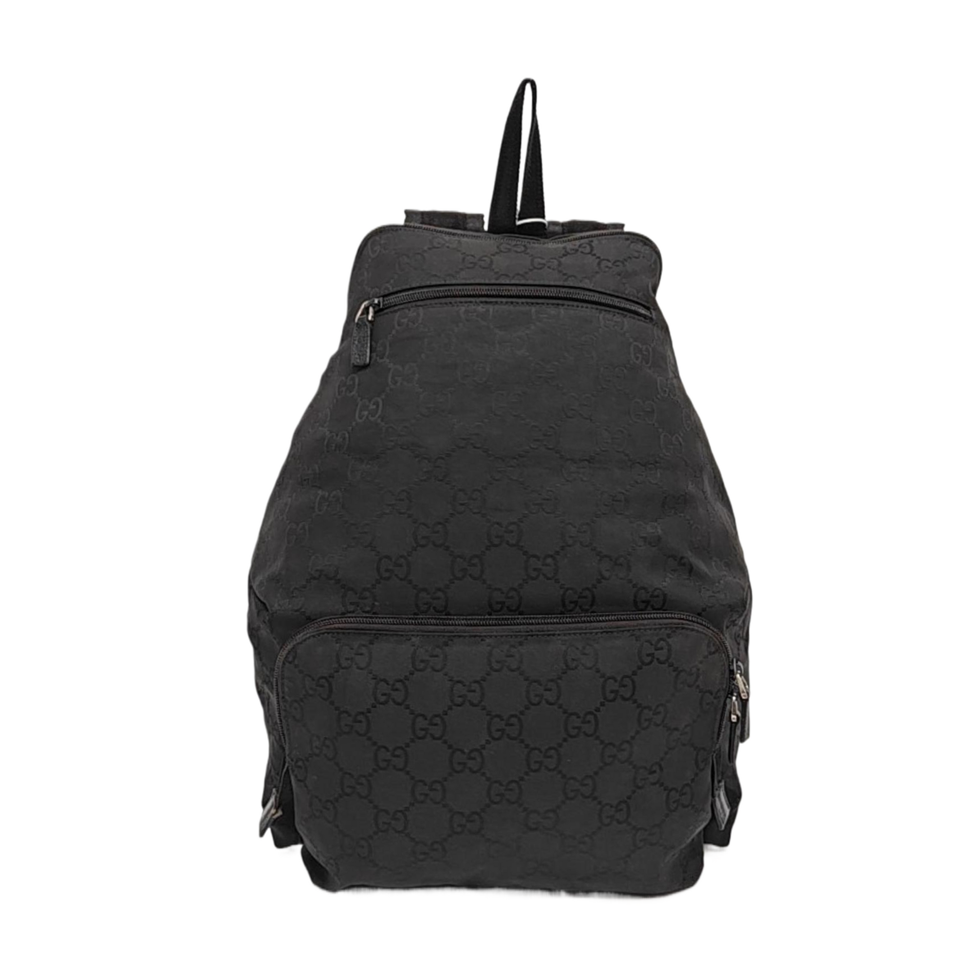 Monogram Canvas Backpack Black