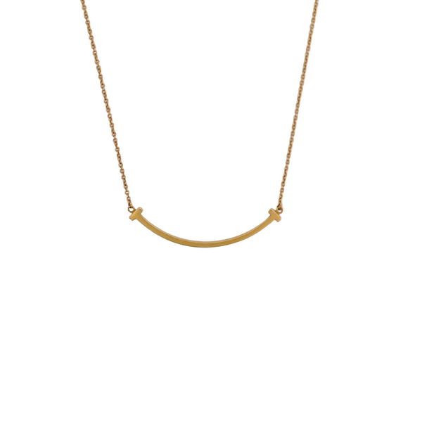 Tiffany T 18k Rose Gold Necklace