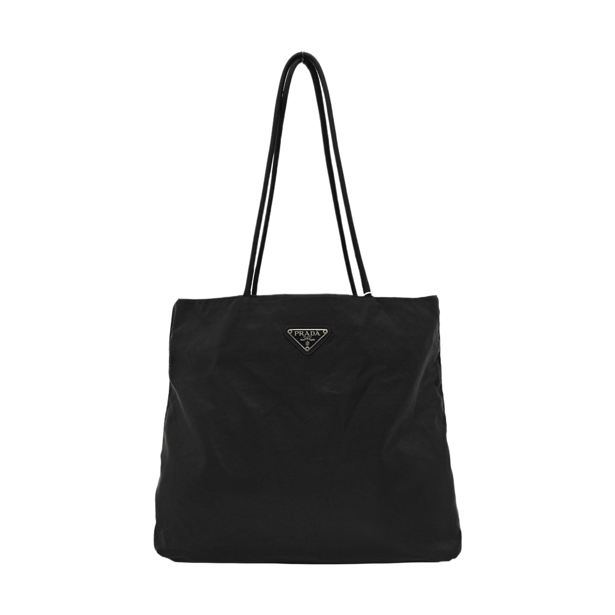 Nylon Shoulder Bag Black