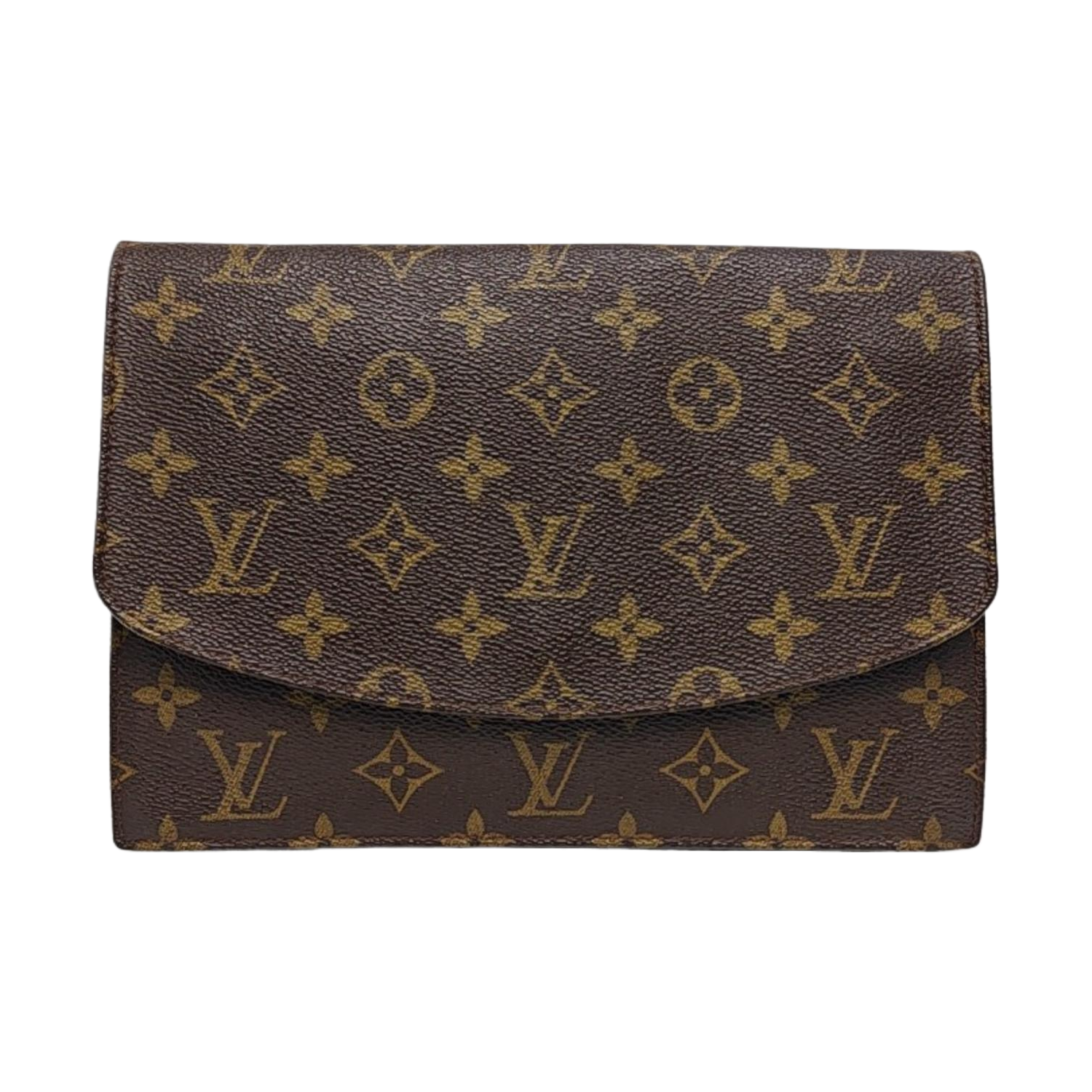 POCHETTE RABAT Monogram Coated Canvas Brown