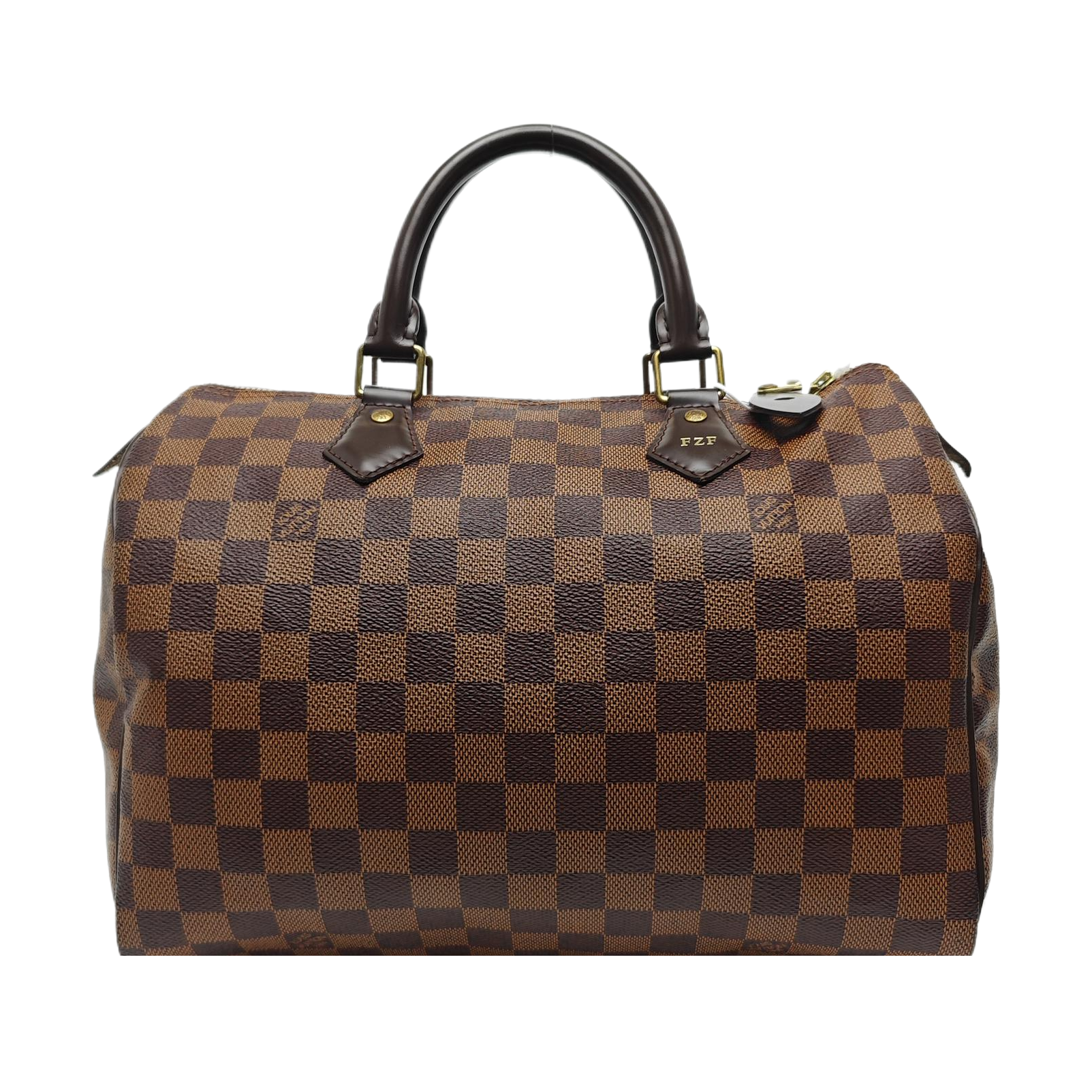 SPEEDY 30 Damier Ebene Coated Canvas Brown