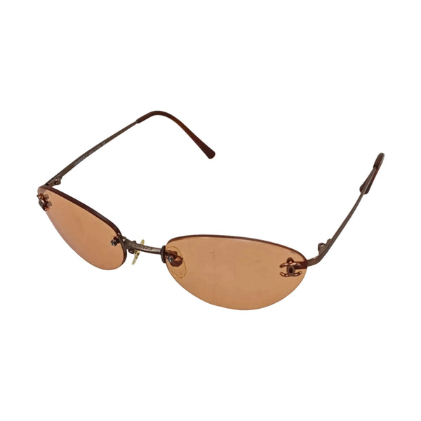 Metal Sunglasses Orange