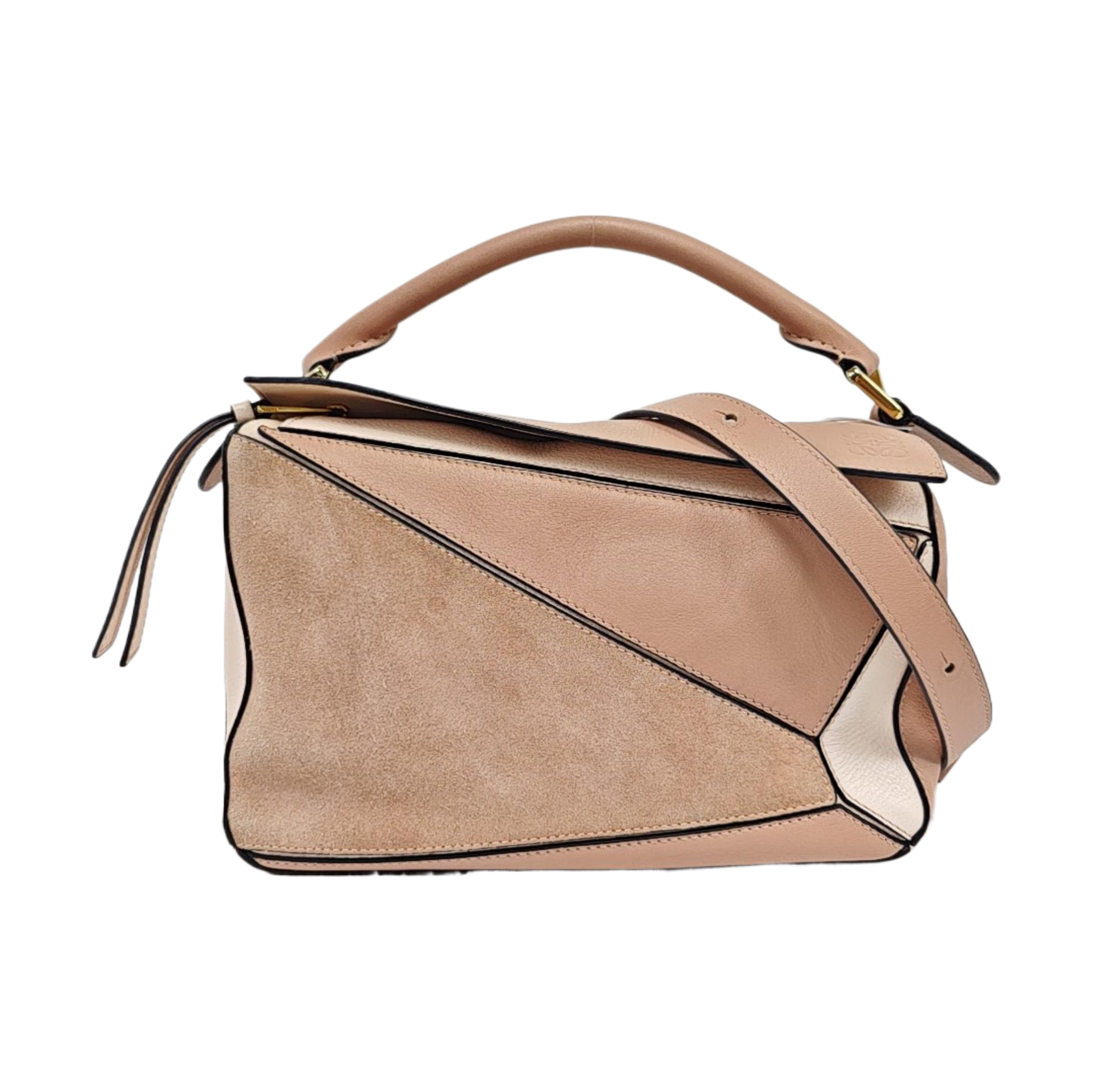Authenticated pre-owned  Puzzle Small Calfskin Pink - Shoulder Bag at Looply