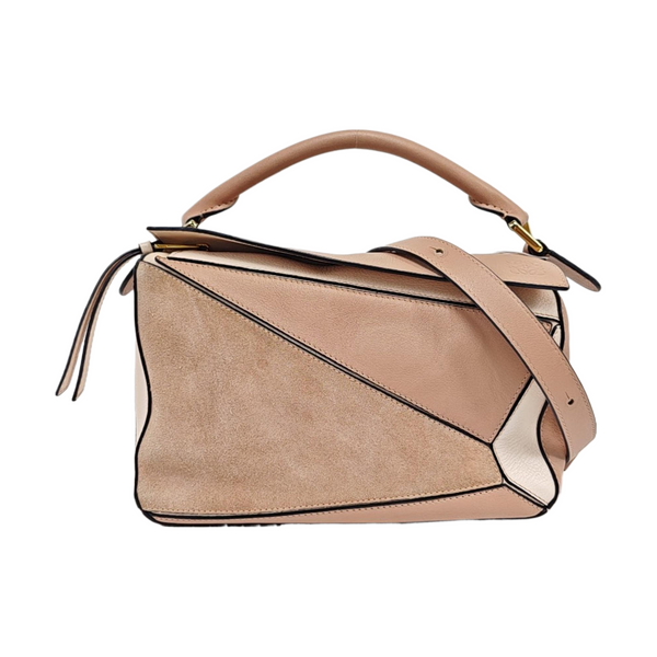 Authenticated pre-owned  Puzzle Small Calfskin Pink - Shoulder Bag at Looply