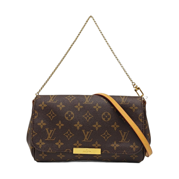 FAVORITE PM Monogram Coated Canvas Brown