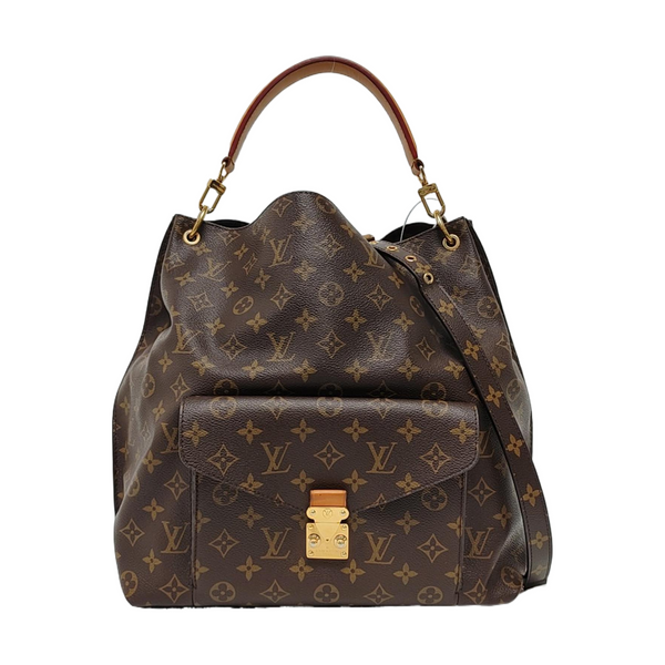 MÉTIS Monogram Coated Canvas Brown