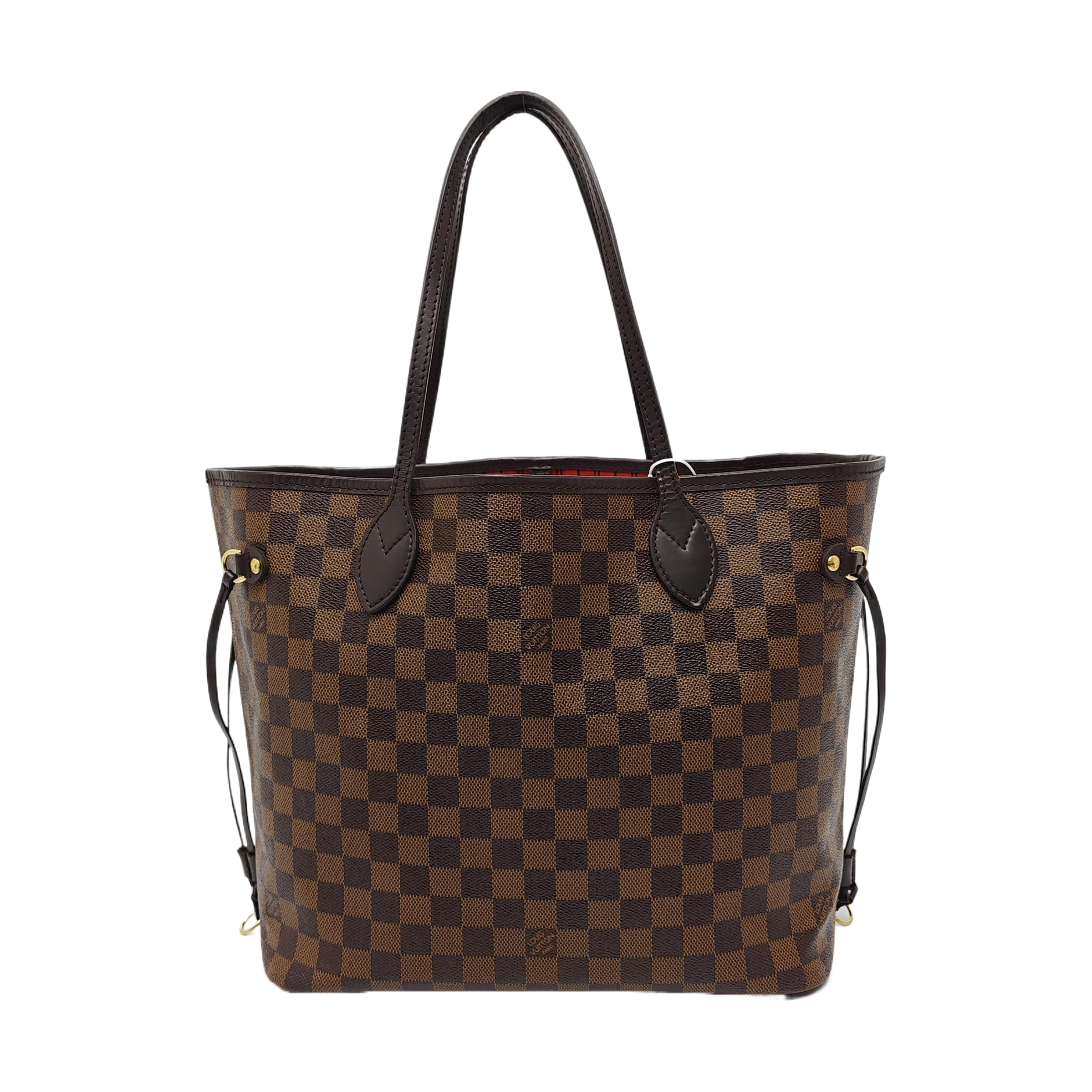 NEVERFULL MM Damier Ebene Coated Canvas Brown