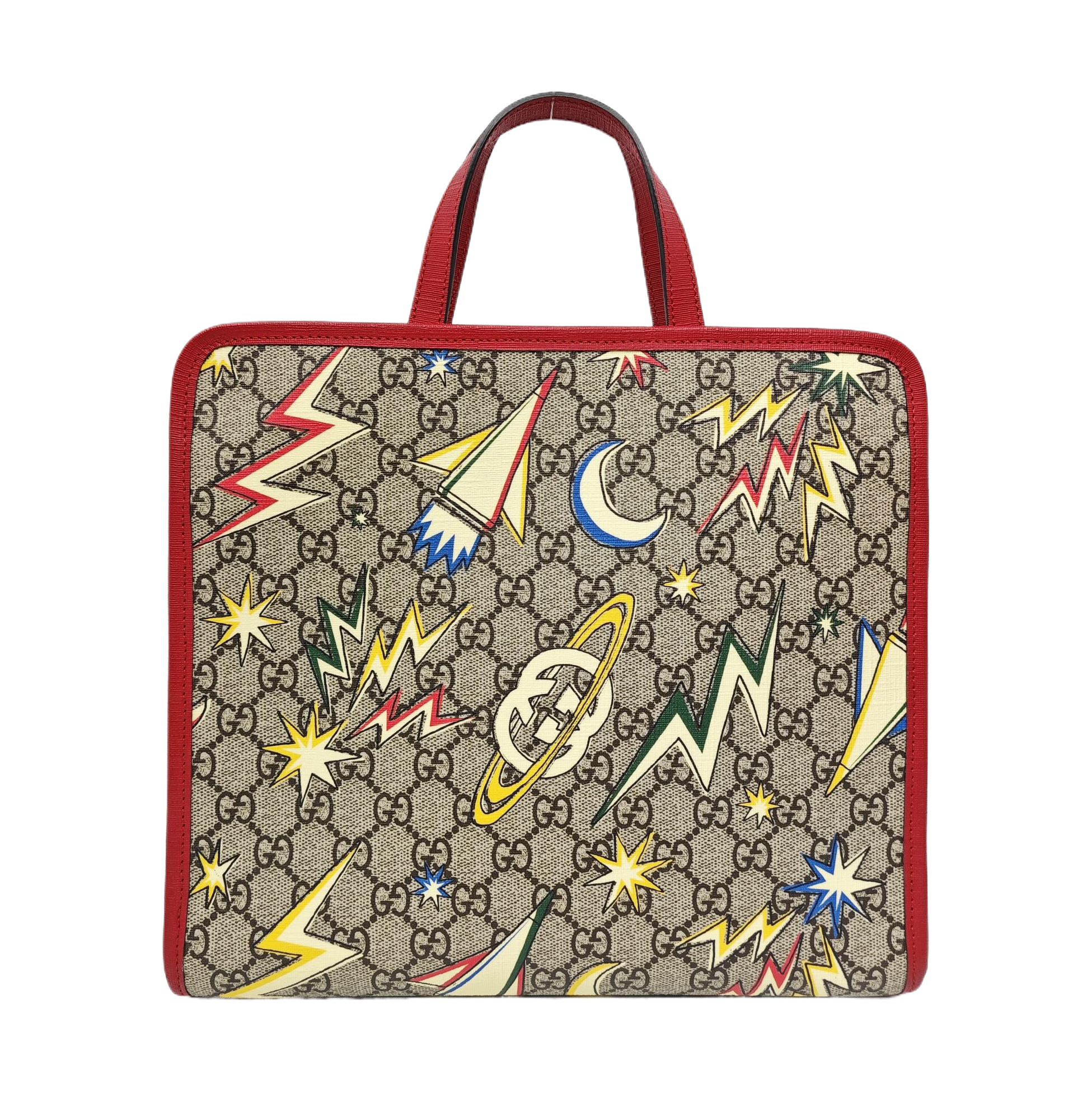 Children’s GG Bucket Monogram Coated Canvas Beige