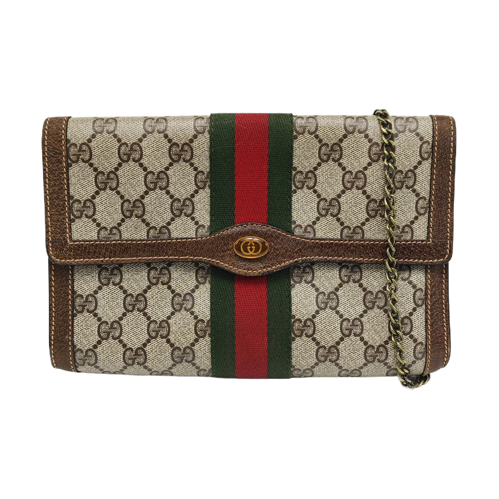 Ophidia Small Monogram Coated Canvas Beige