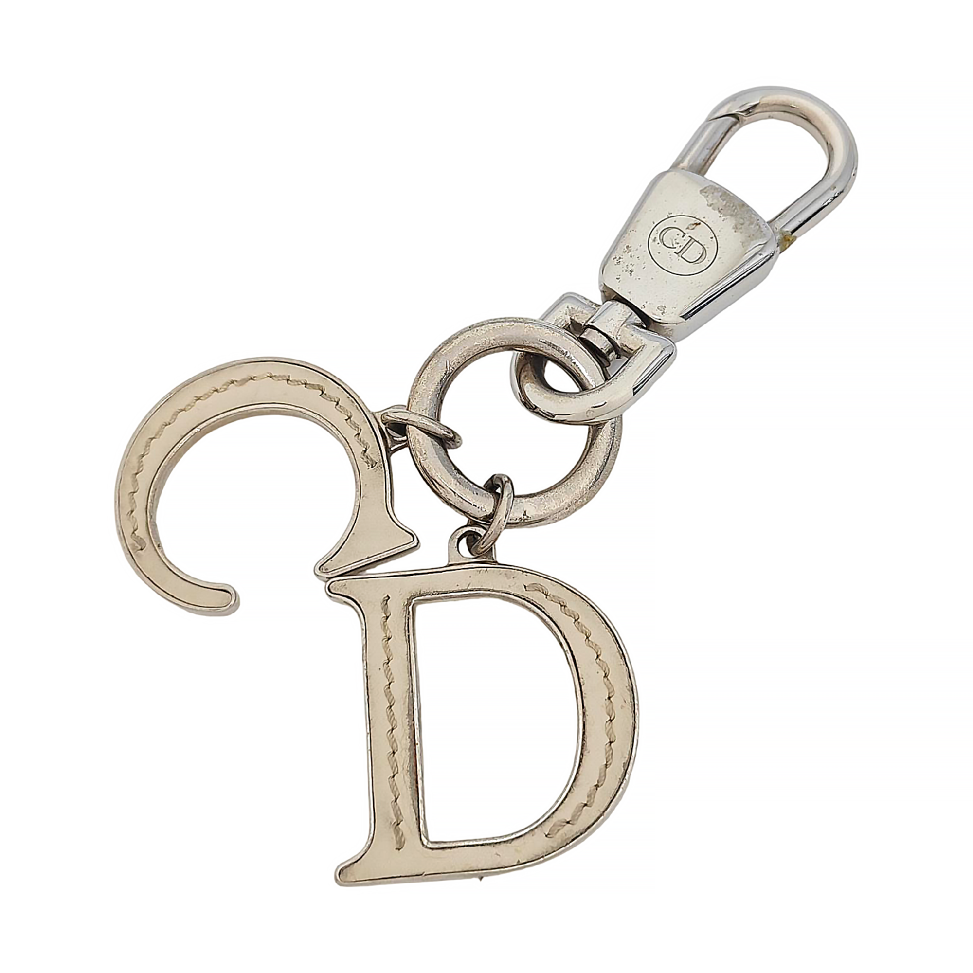 Metal Bag Charm Silver