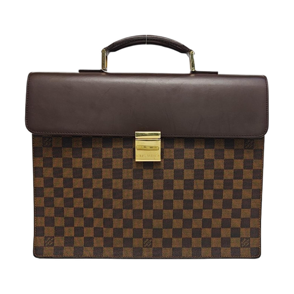 ALTONA PM Damier Ebene Coated Canvas Brown