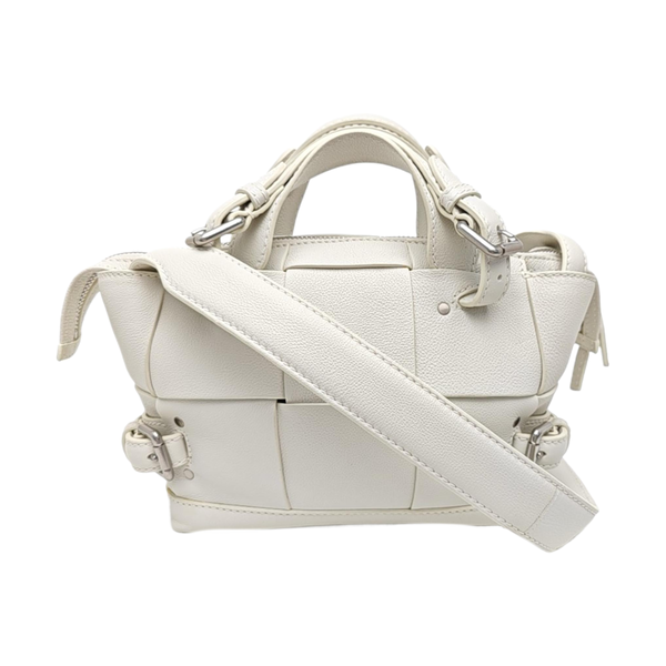 Calfskin Shoulder Bag White