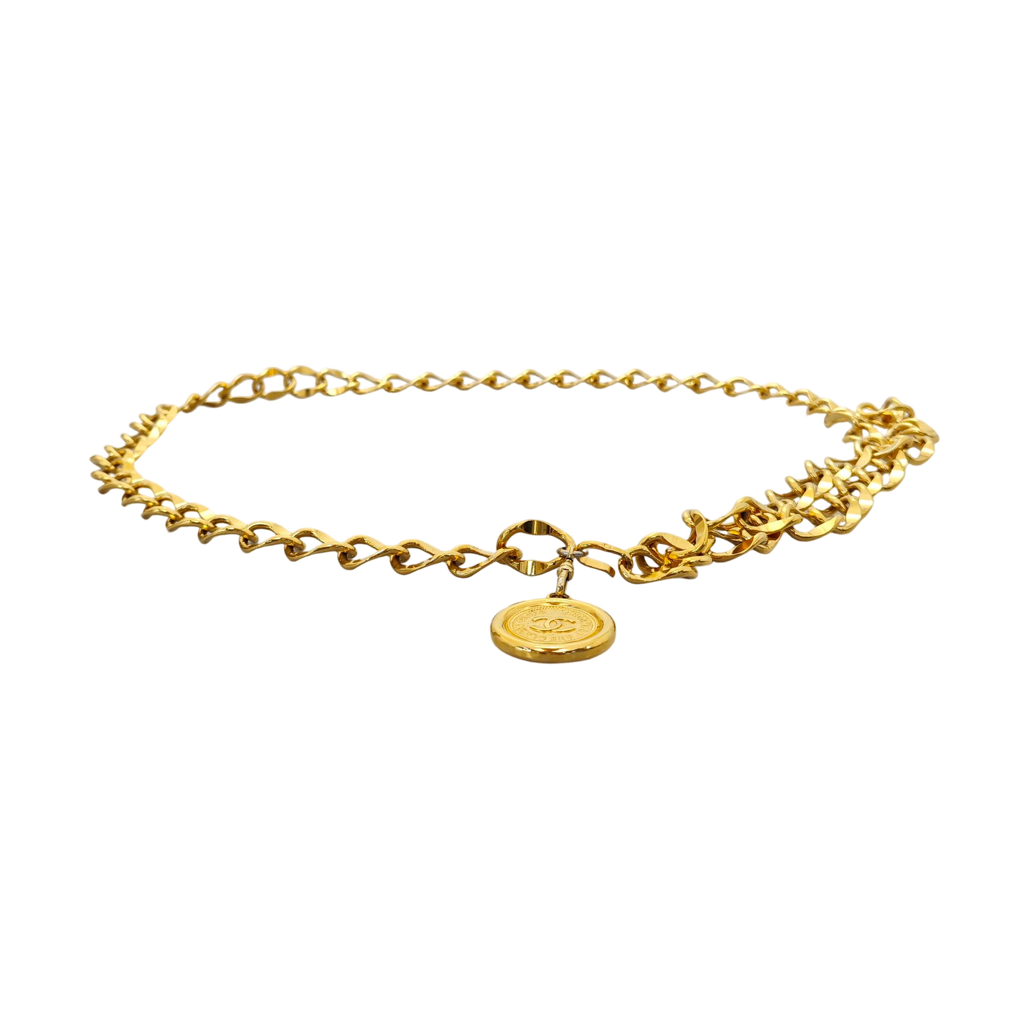 Metal Waist Chain Gold