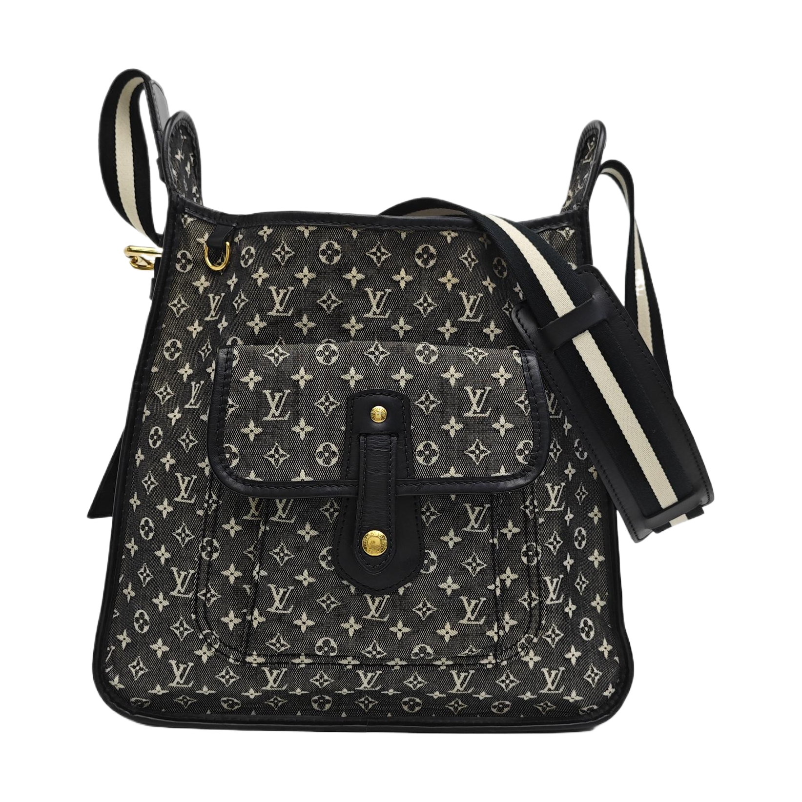 MARY KATE Monogram Canvas Gray