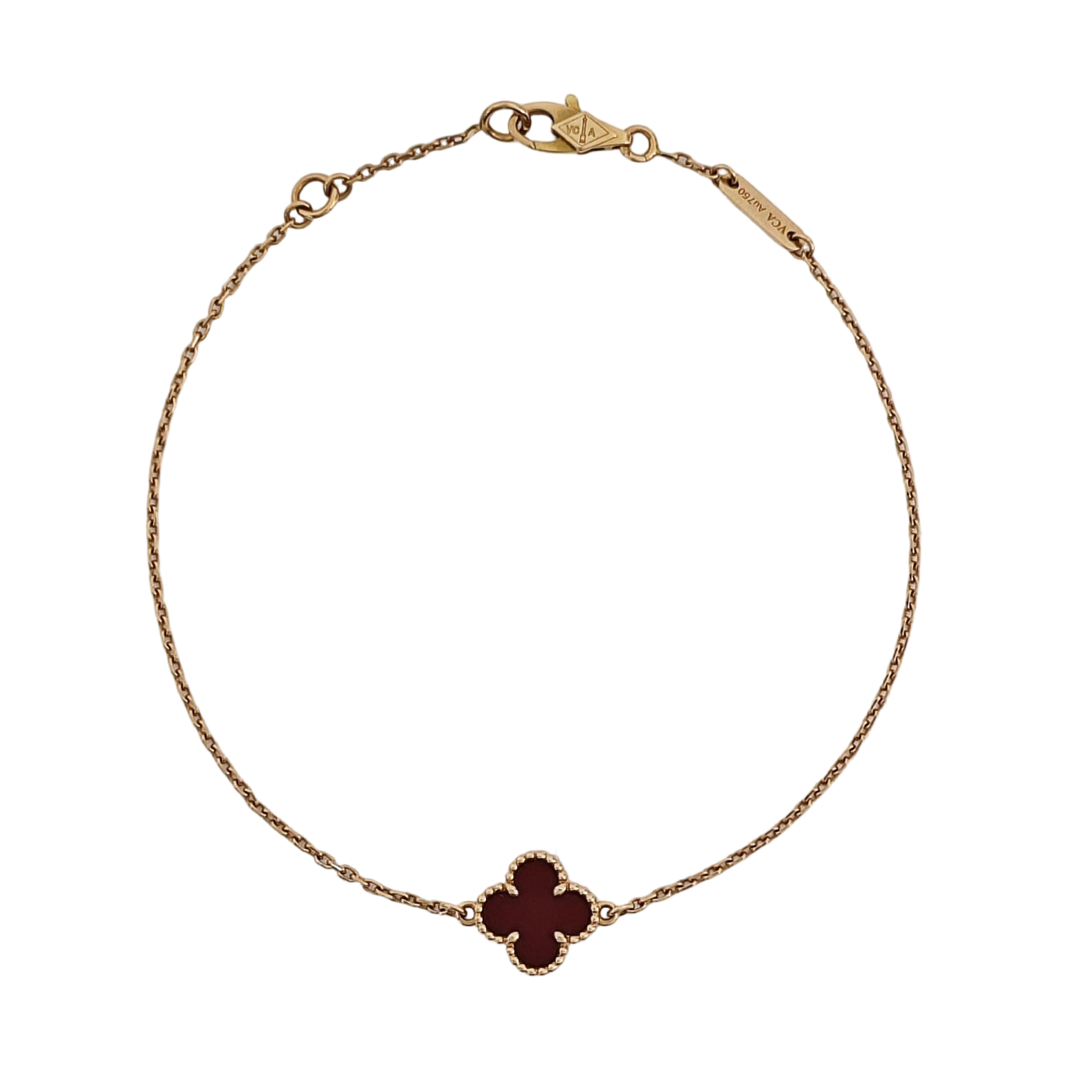 Sweet Alhambra 18k Rose Gold Bracelet