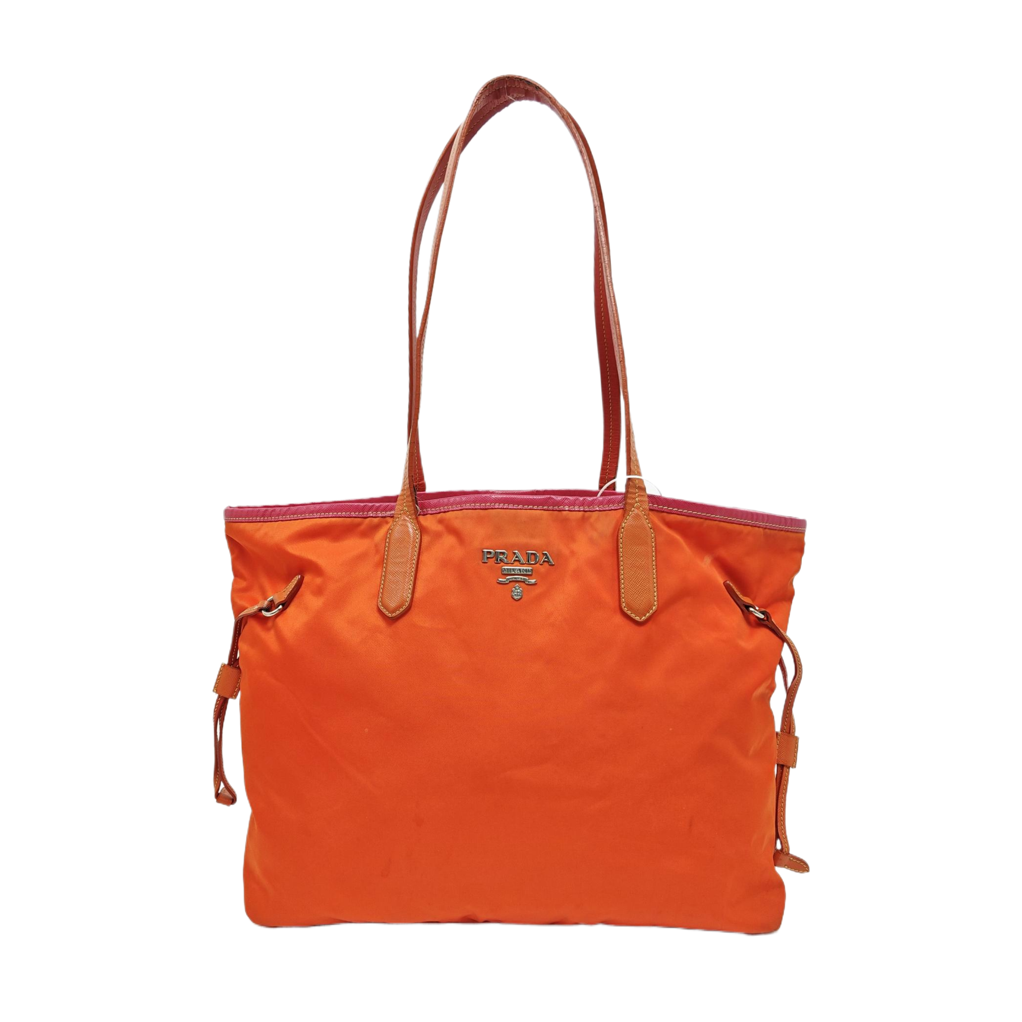 Vitello Phenix Tote Nylon Orange