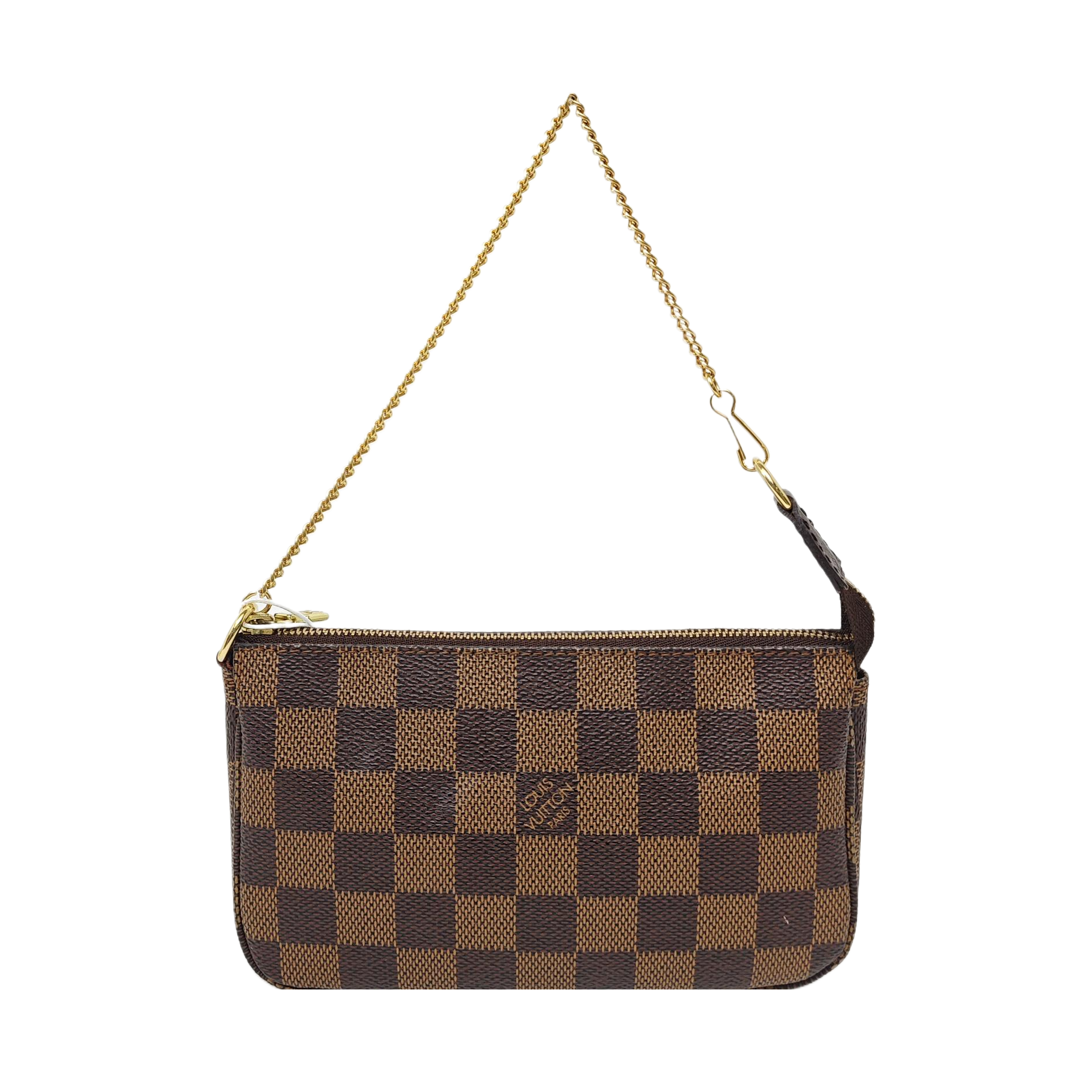 ACCESSOIRES Damier Ebene Coated Canvas Brown