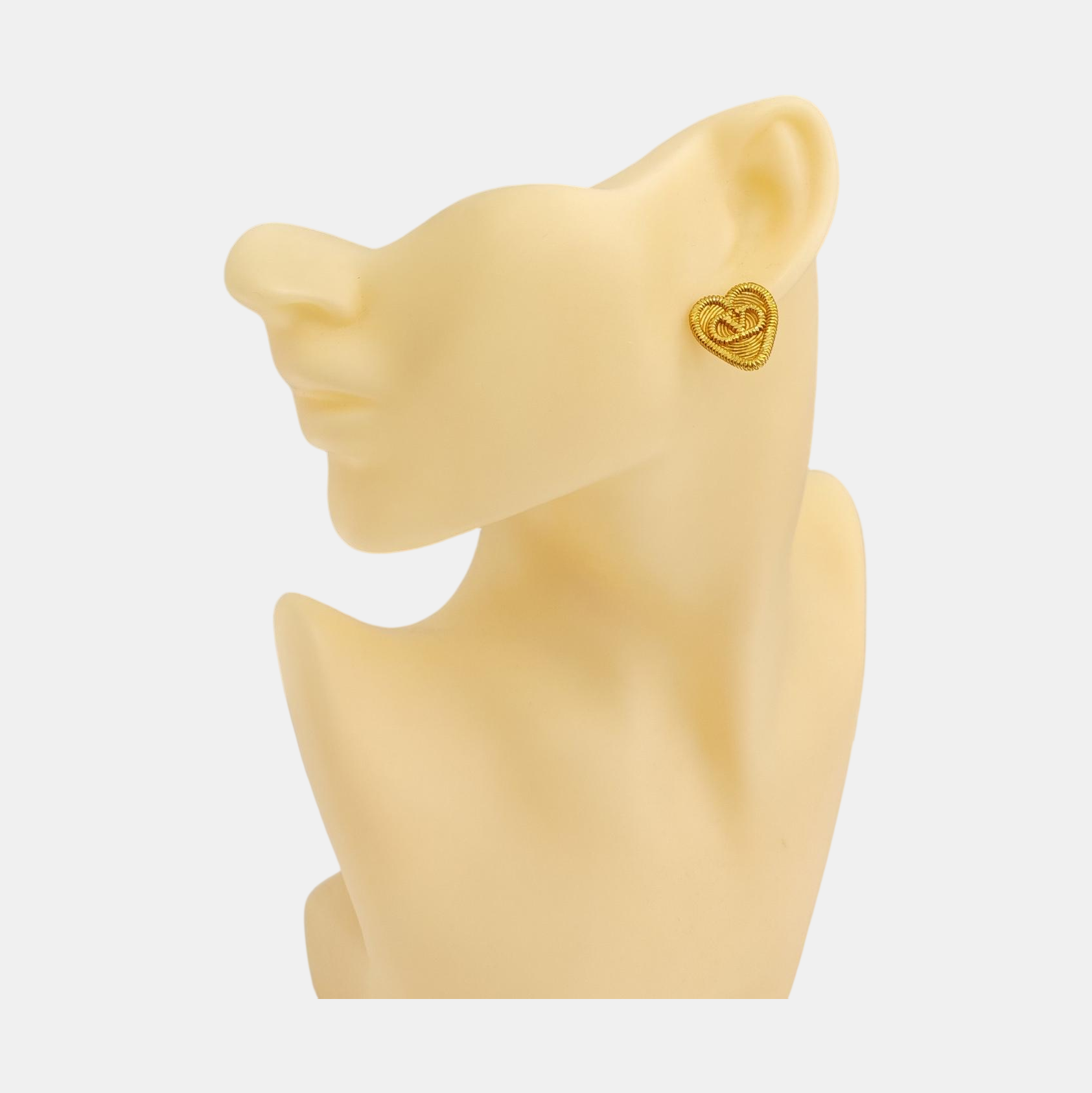 Metal Gold Stud Earrings
