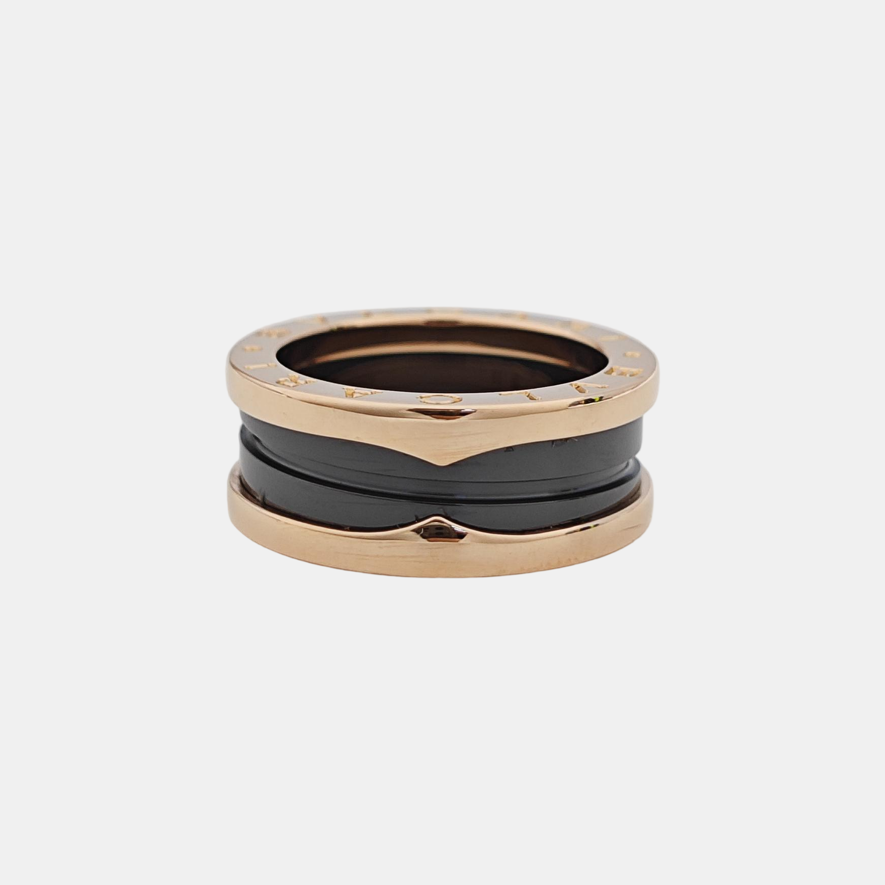 B.ZERO1 18k Rose Gold Ring EU 50