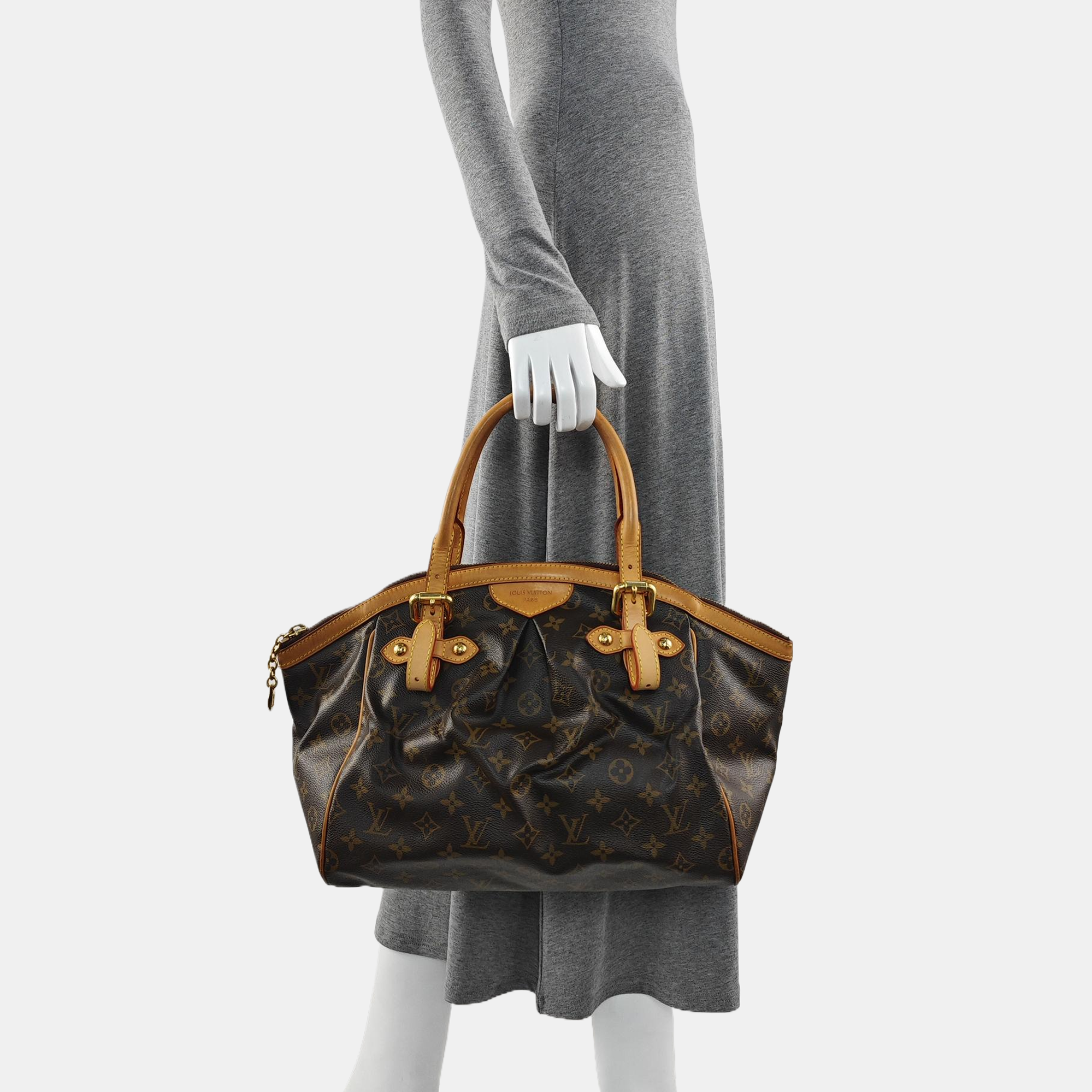TIVOLI GM Monogram Coated Canvas Brown