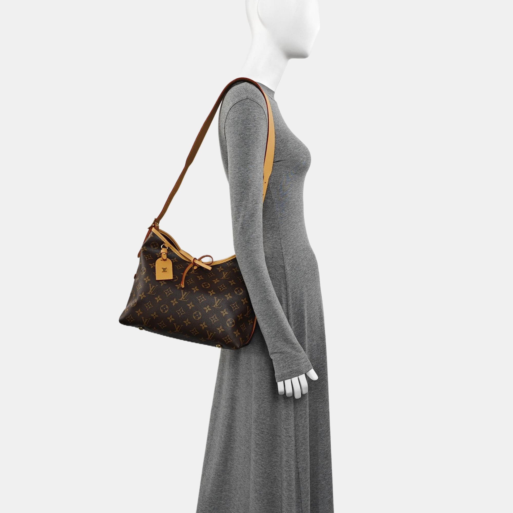 CARRYALL PM Monogram Coated Canvas Brown