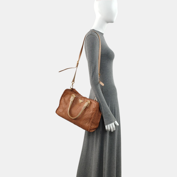 Calfskin Tote Bag Brown