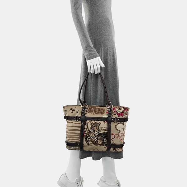 Nylon Tote Bag Gray