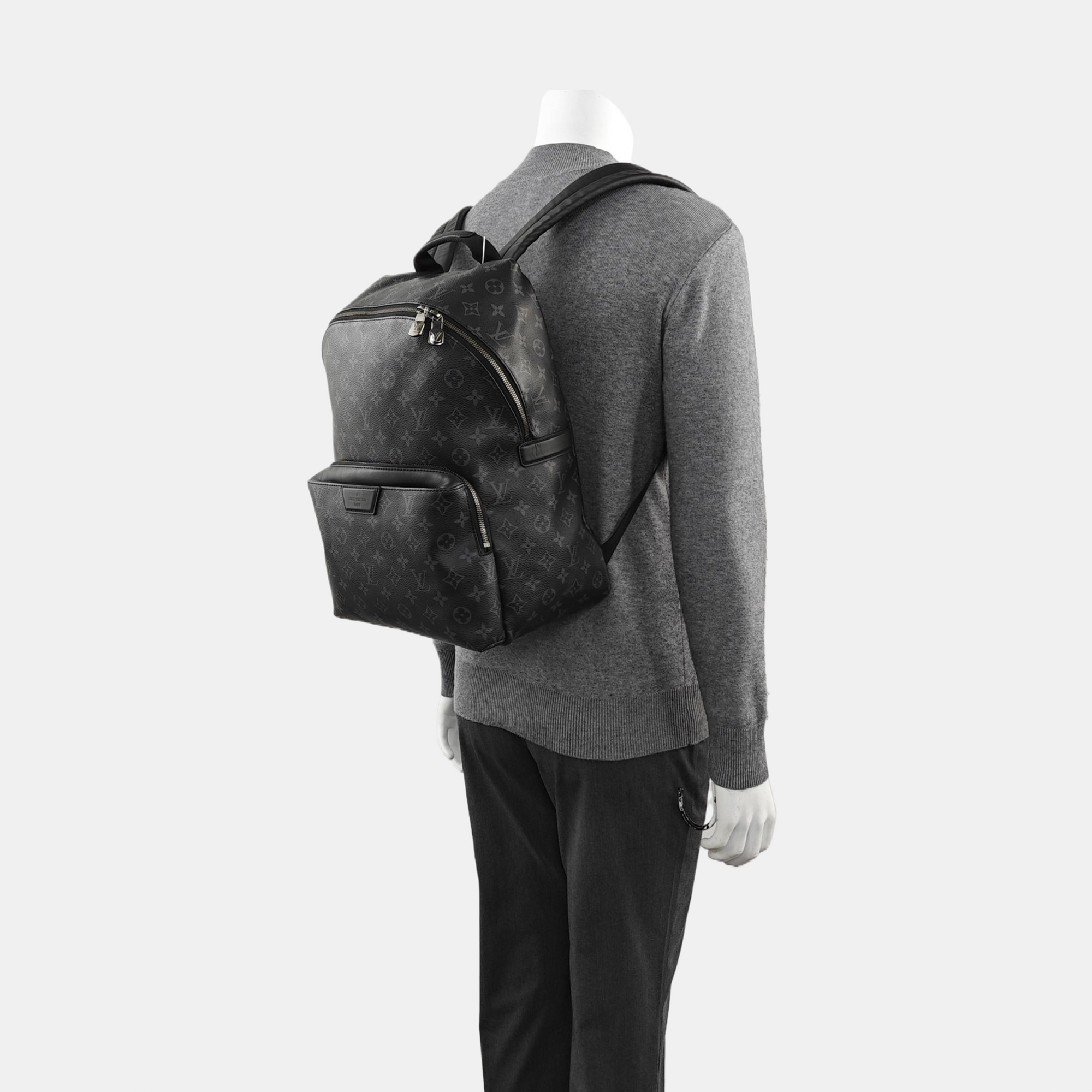 DISCOVERY PM Monogram Coated Canvas Black