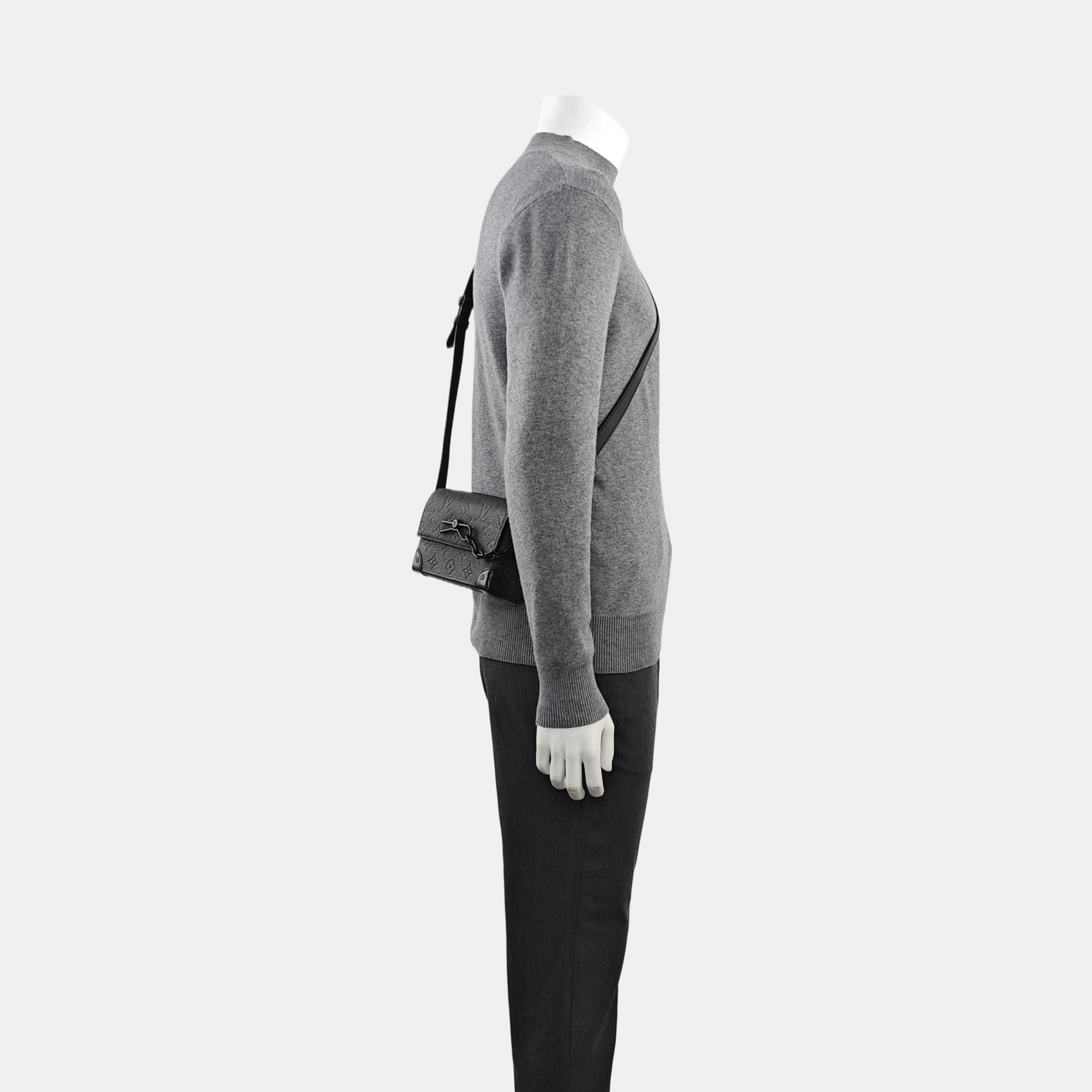 SOFT TRUNK Mini Monogram Calfskin Black