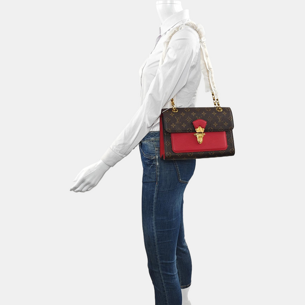 VICTOIRE Monogram Coated Canvas Brown