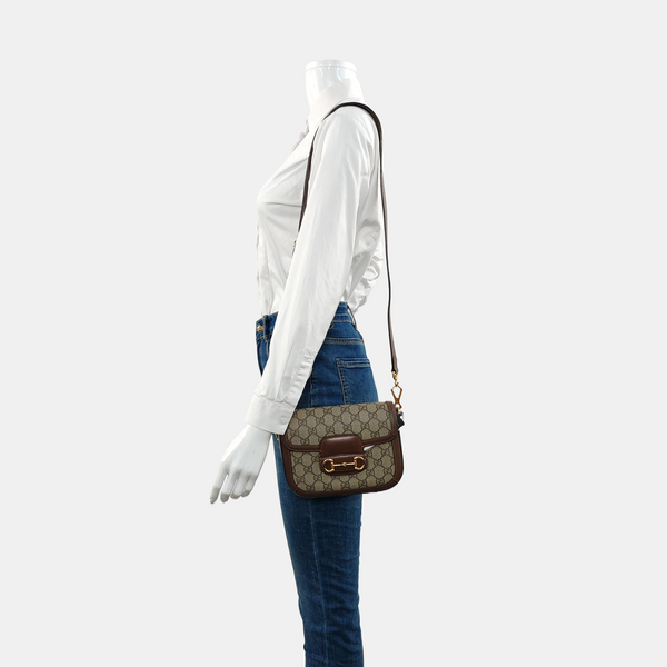 Horsebit 1955 Mini Coated Canvas Beige