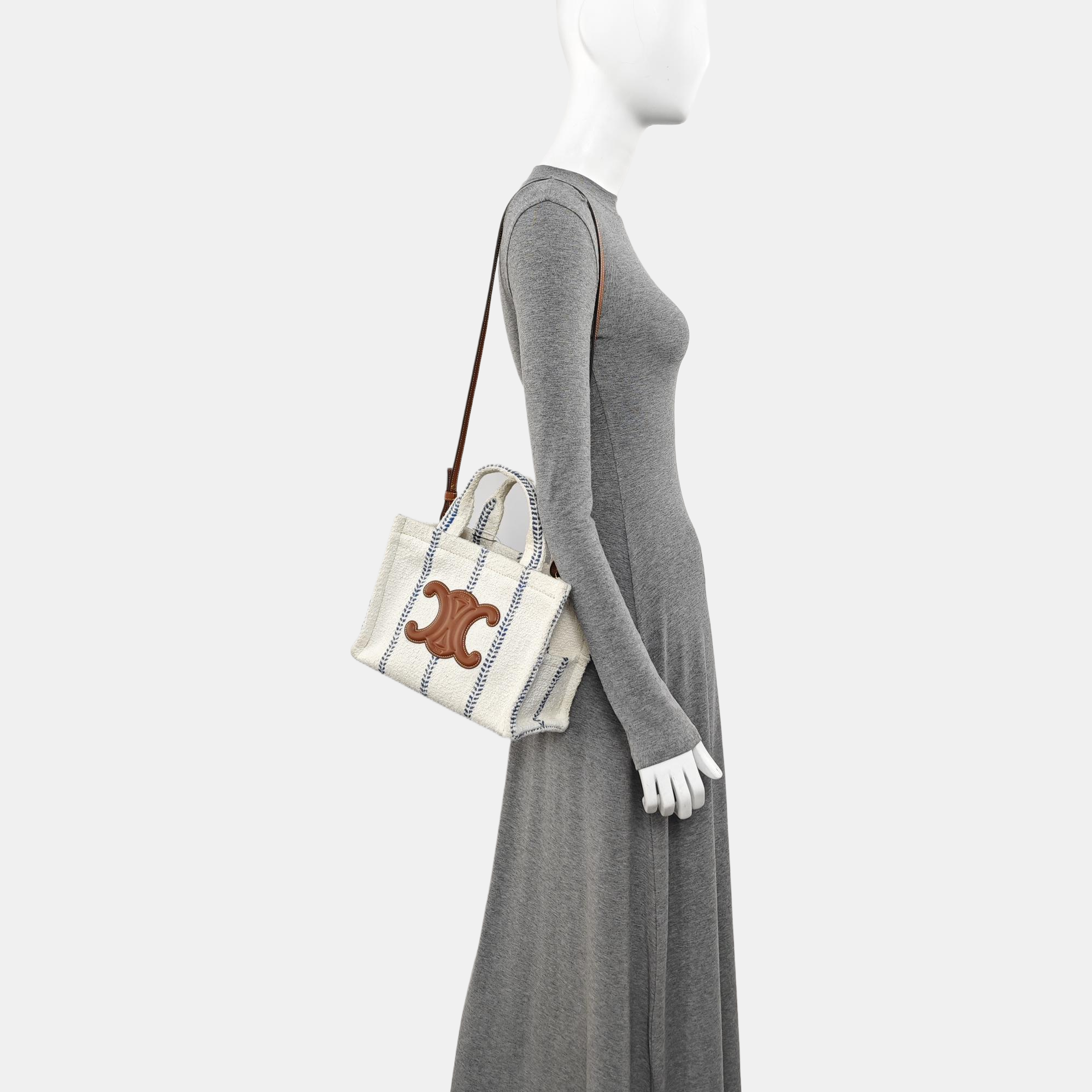 Fabric Tote Bag Small White