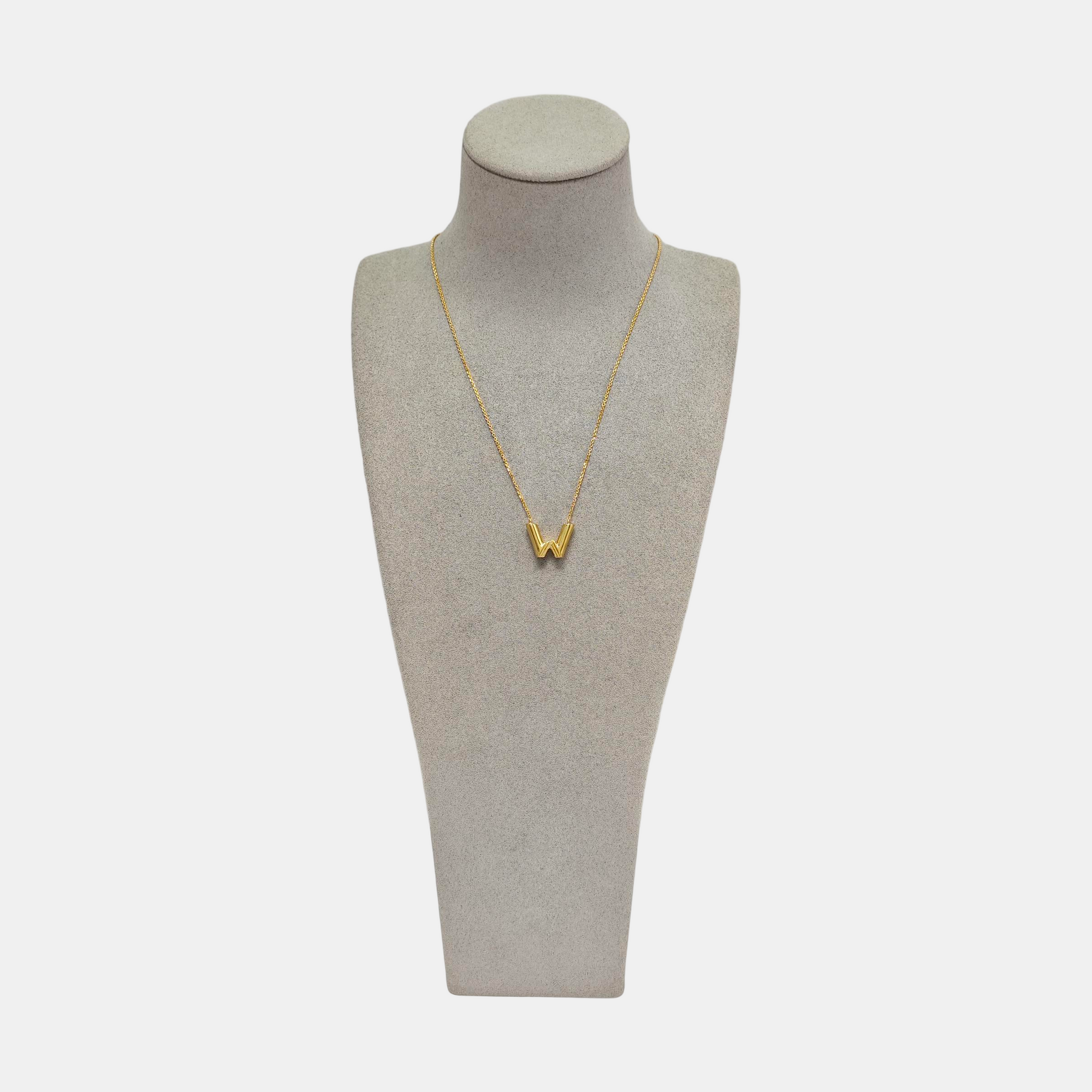 LV &amp; ME Brass Gold Necklace