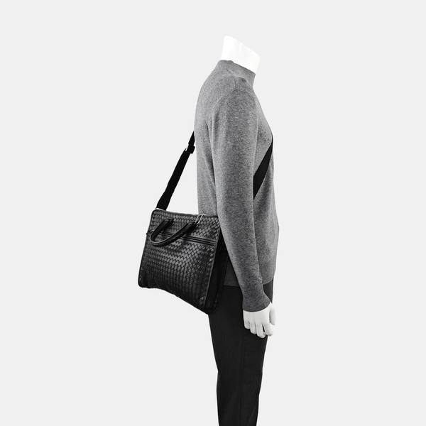 Lambskin Crossbody Bag Black
