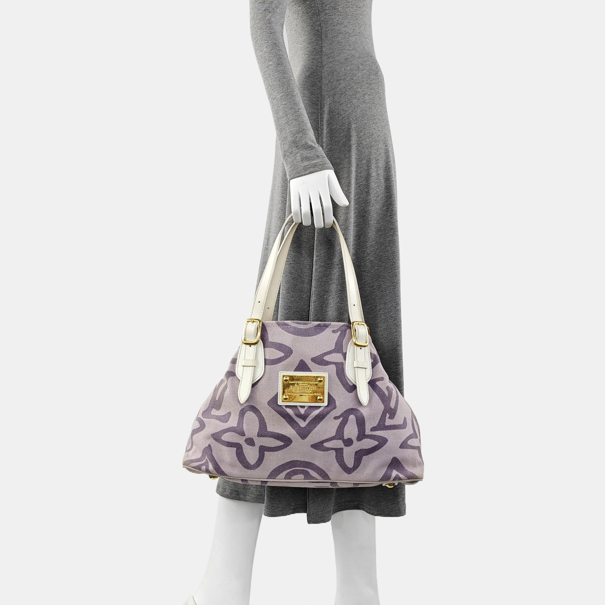 TAHITIENNE CABAS MM Monogram Canvas Purple