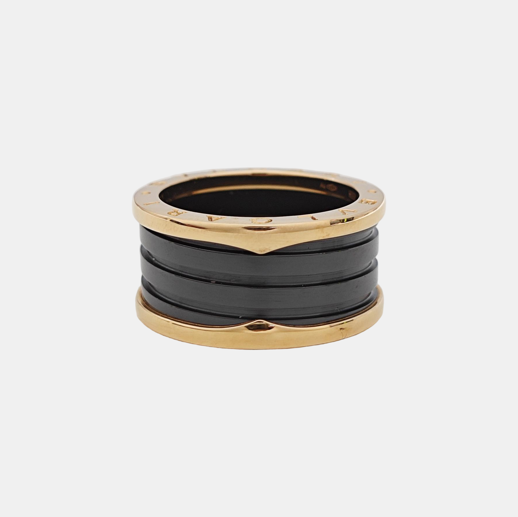 B.ZERO1 18k Rose Gold Ring EU 61