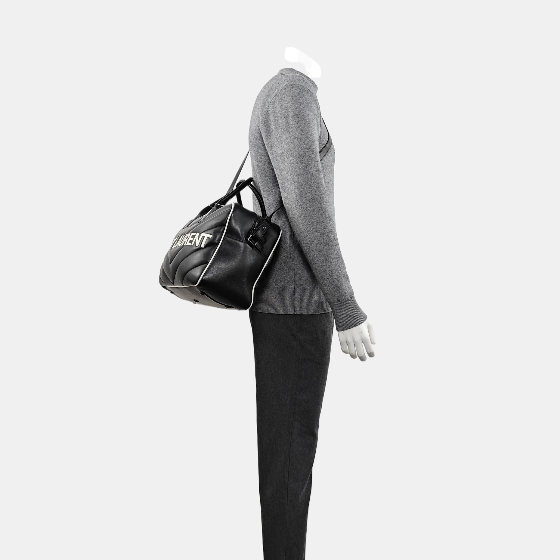 Calfskin Shoulder Bag Black