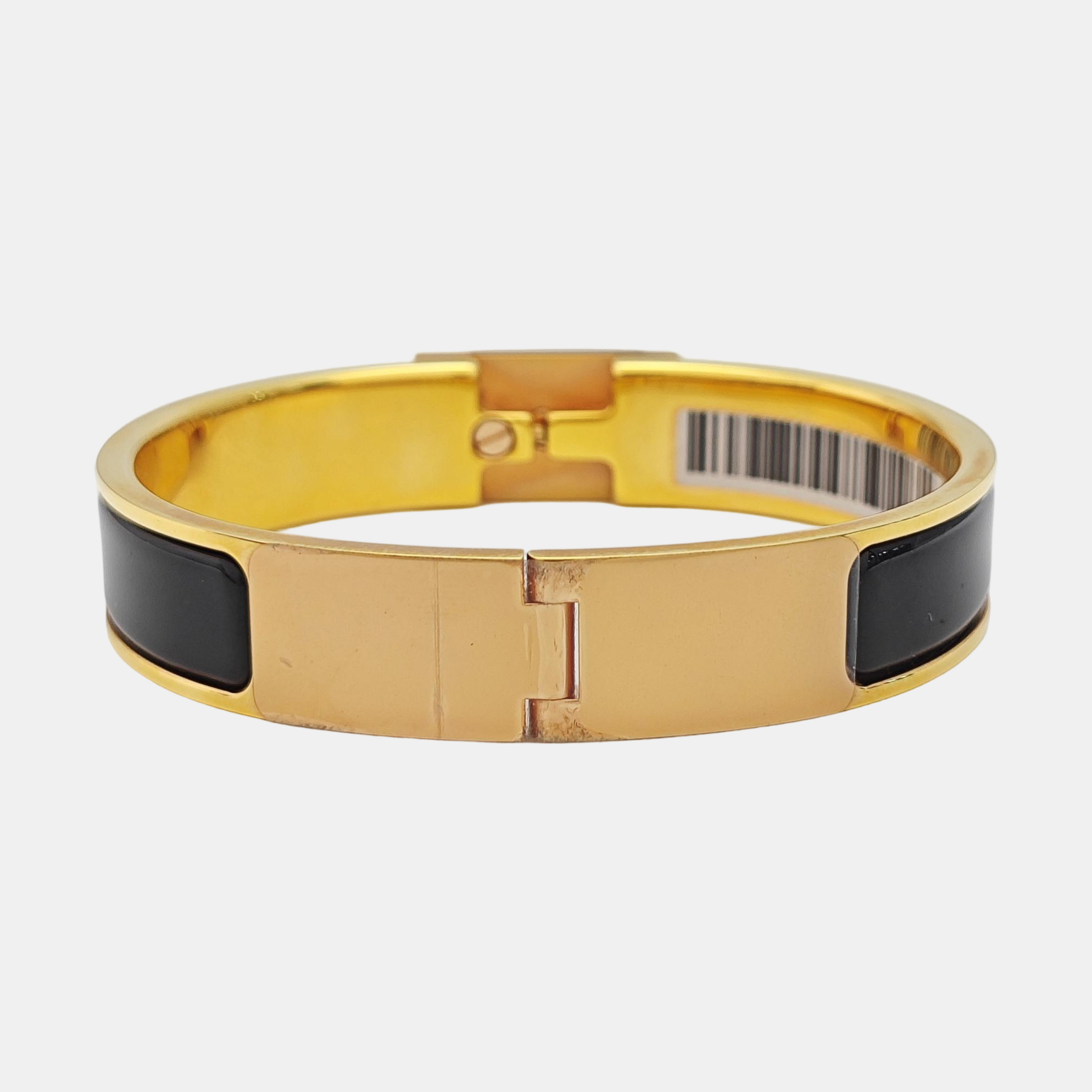 Clic Anneau Metal Gold Bangle