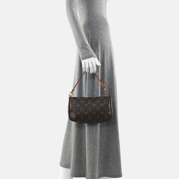 ACCESSOIRES Monogram Coated Canvas Brown