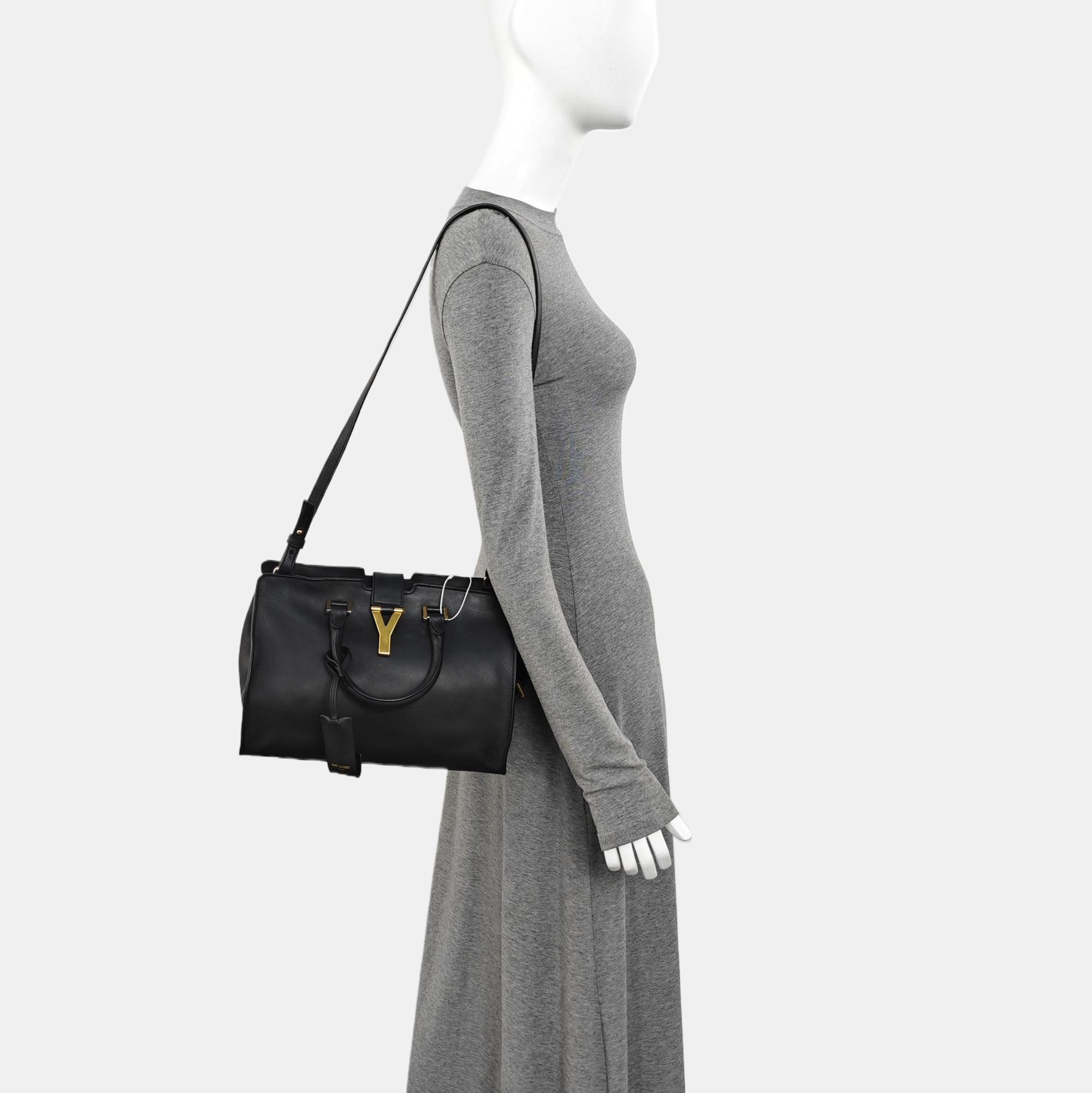 CHYC Y LIGNE Small Calfskin Black